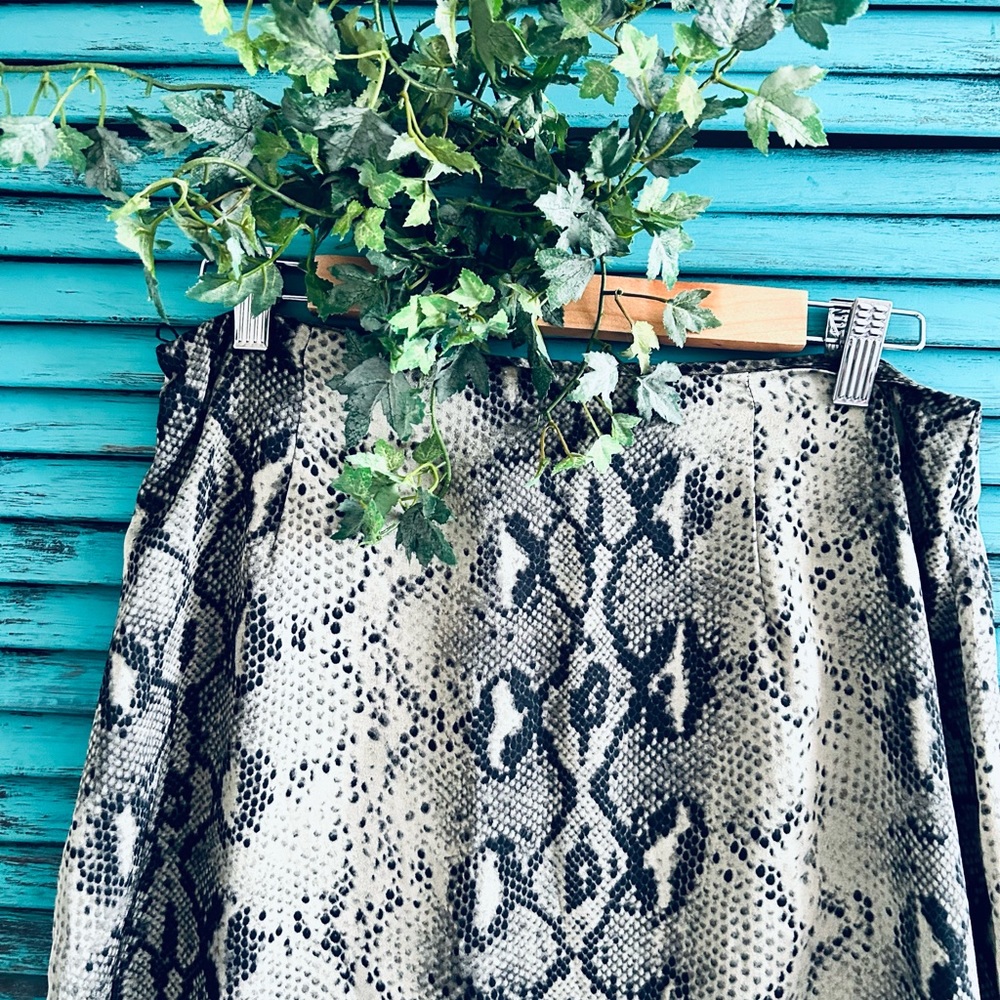 Snake skin skirt  size:10